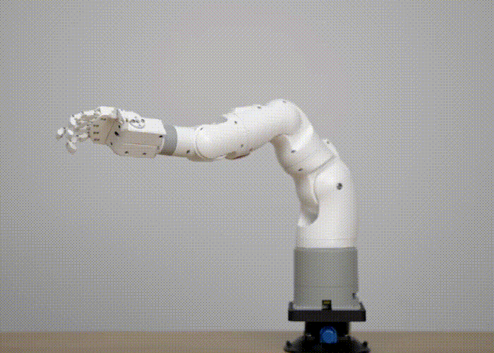 大象机器人即将推出桌面级一体式7自由度中心对称构型协作机械臂