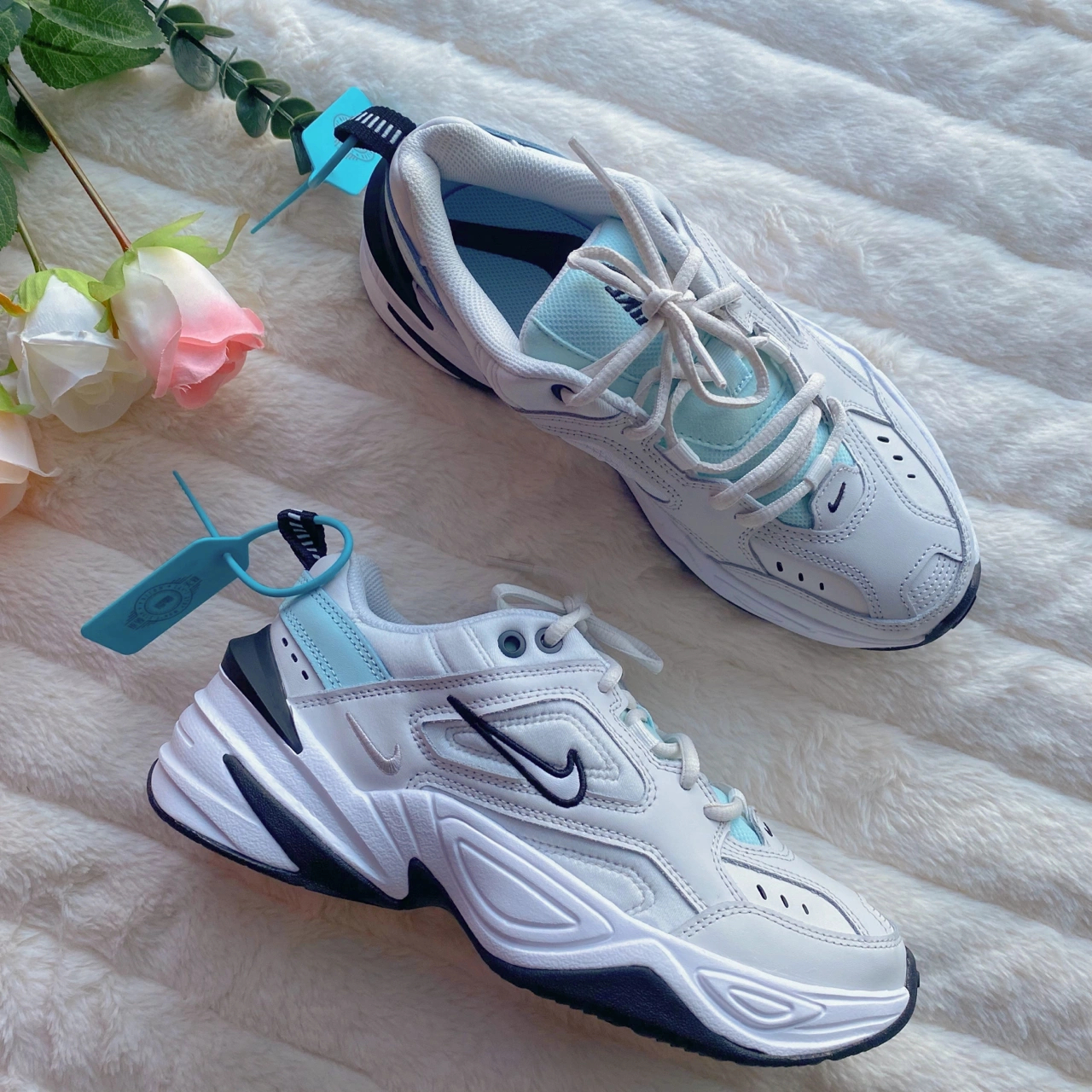 耐克m2k,薄荷绿! 这是什么神仙配色, 薄荷绿很适合夏天了!