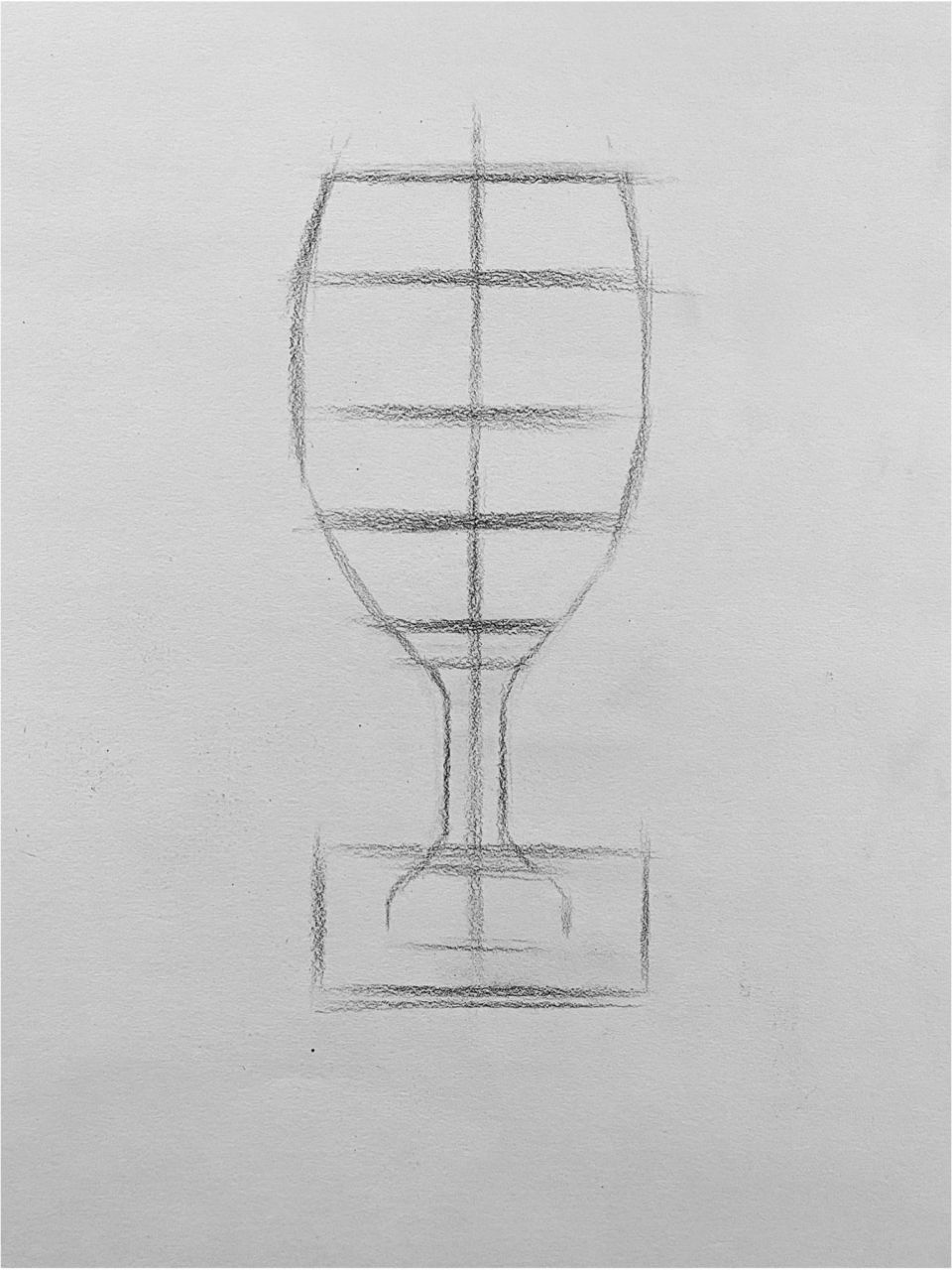 素描【红酒杯】步骤,教你画红酒杯.