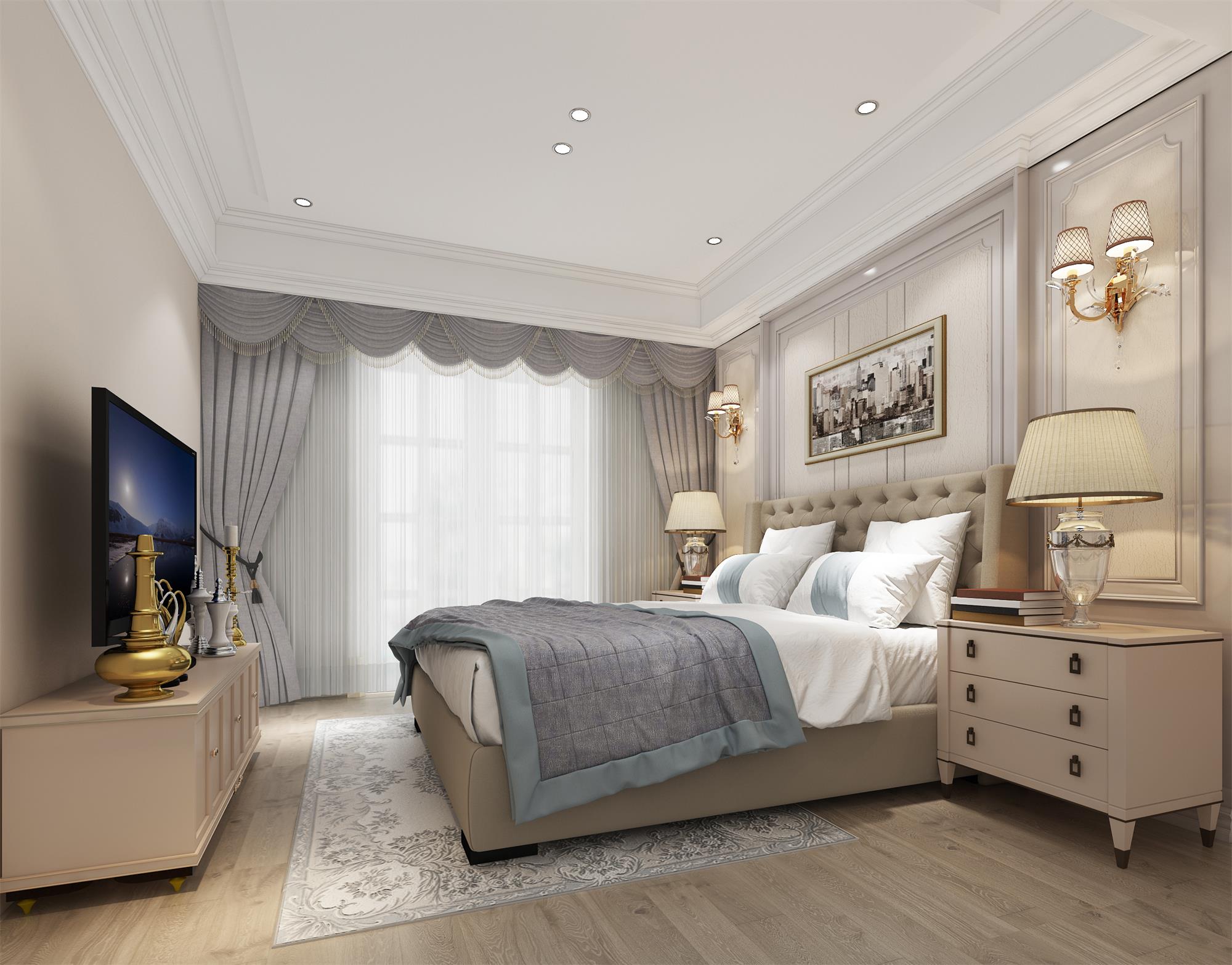 【南宁市装修设计】220平米别墅欧式风格