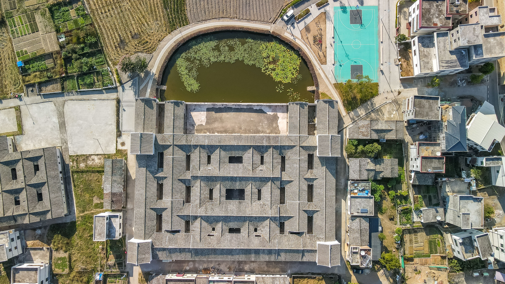 河源版"开平碉楼",仙坑村客家方形围屋,你见过吗?