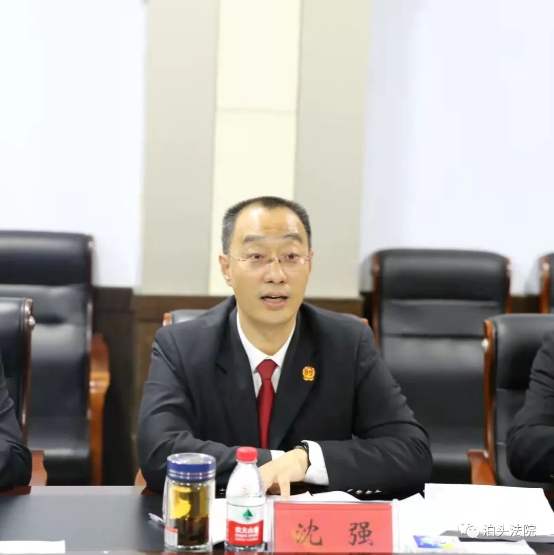 沧州中院院长闫杰到泊头法院调研指导工作
