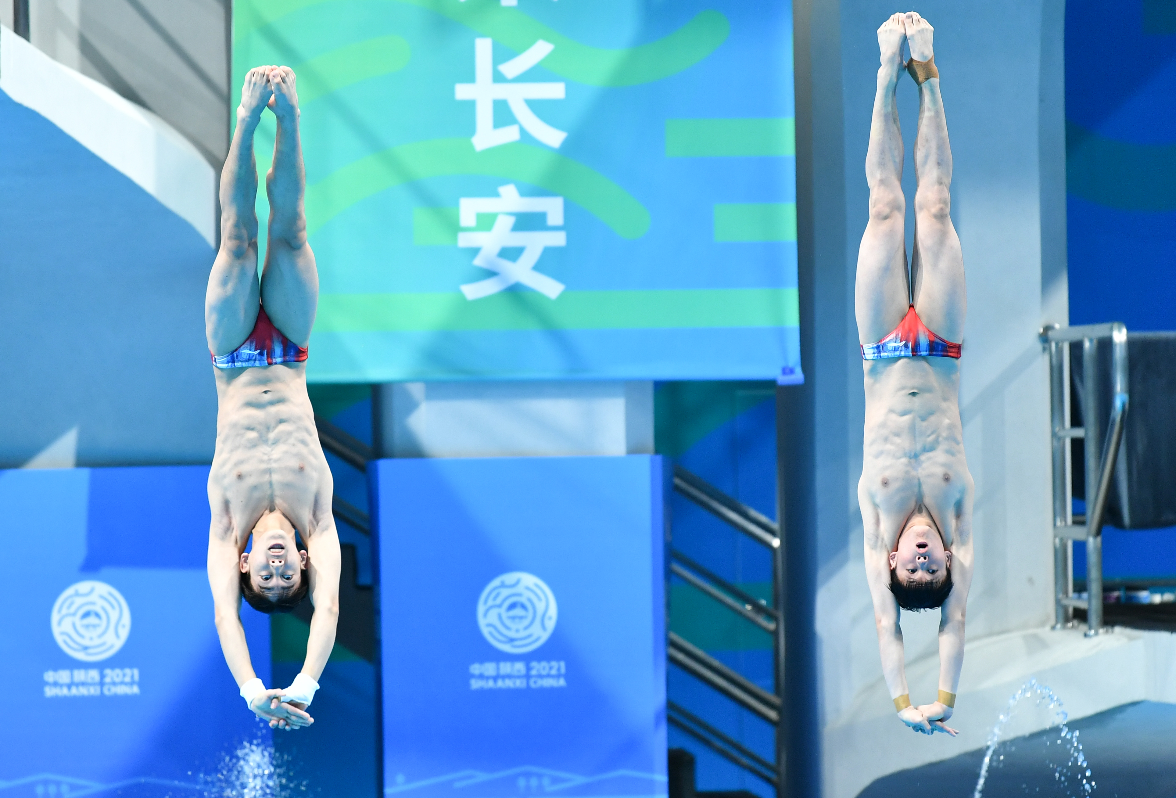 跳水——男子团体赛:双人10米跳台赛况