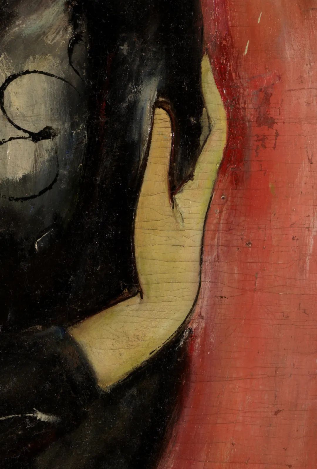 馆长说经典|黑衣女青年像 苏天赐