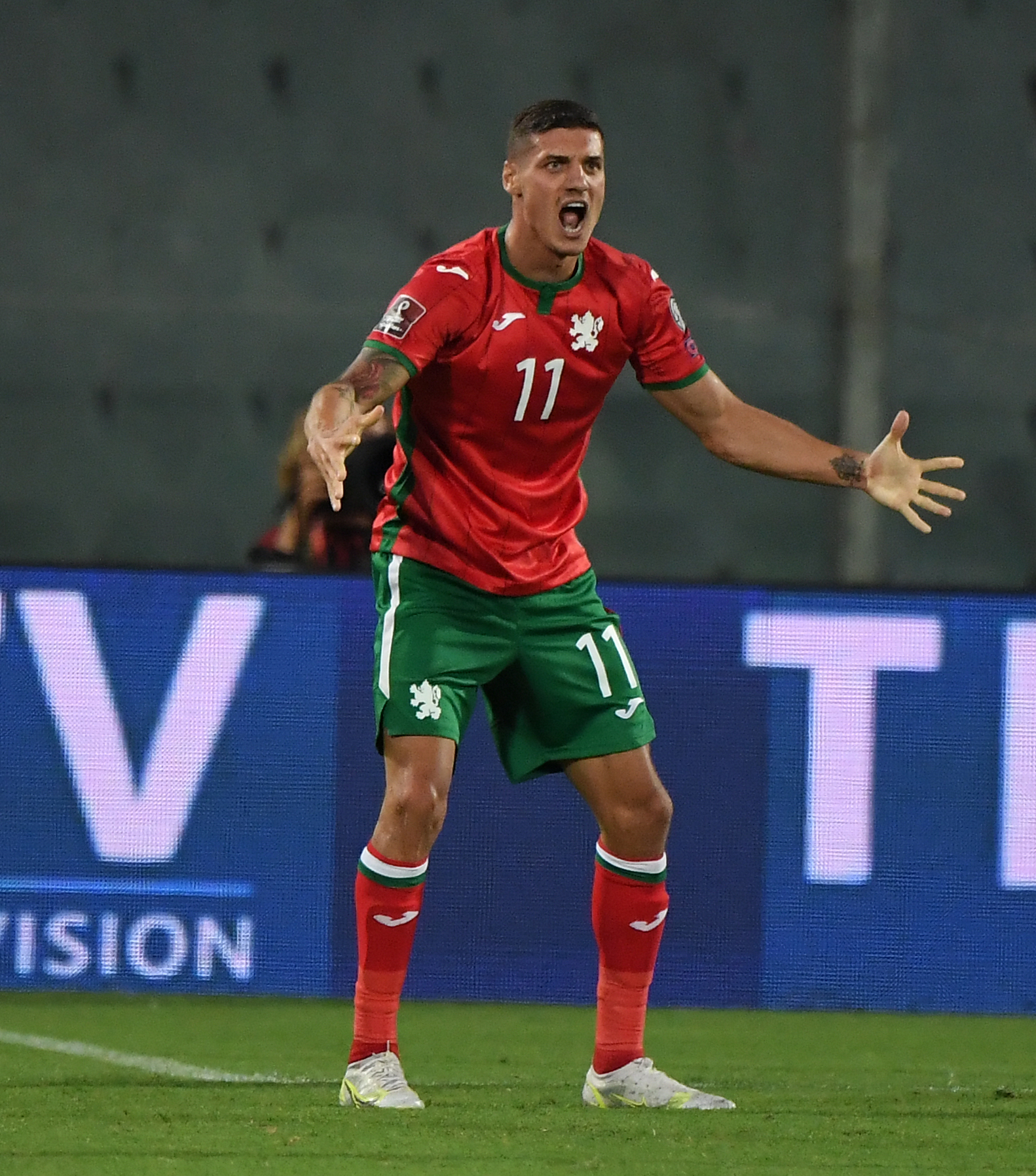 足球——世预赛:意大利平保加利亚