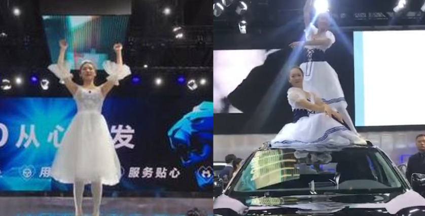 东风标致回应"车顶芭蕾":去年的视频,今年特斯拉出事后就没做