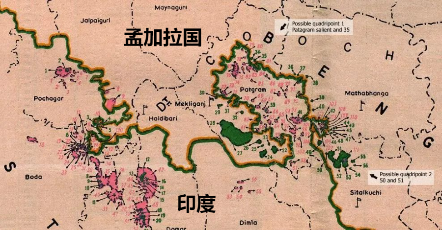 飞地也能交换?印度,为何"亏本"与孟加拉国交换162块飞地?