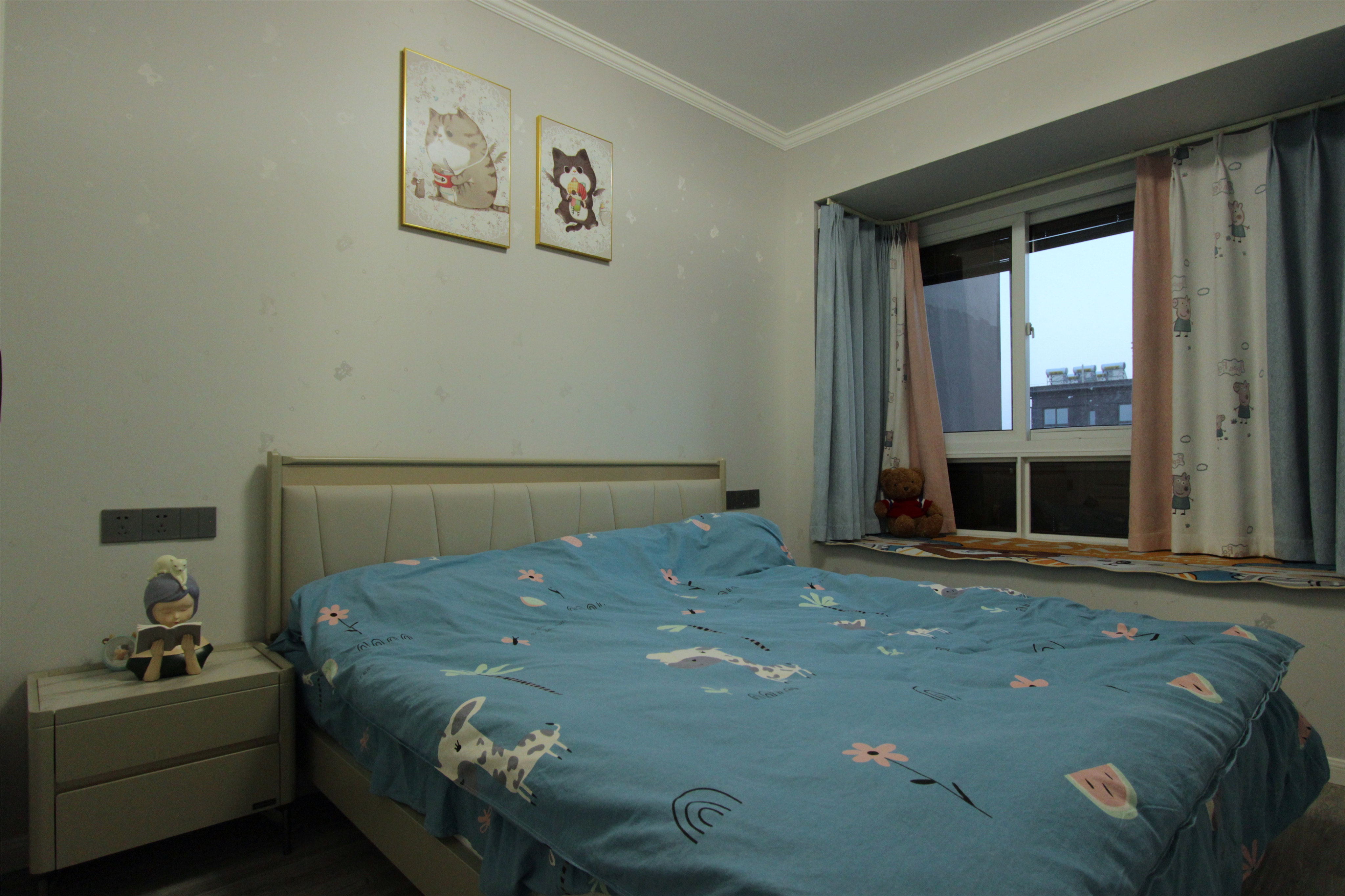 110㎡三居实景丨简单温暖的现代风格家