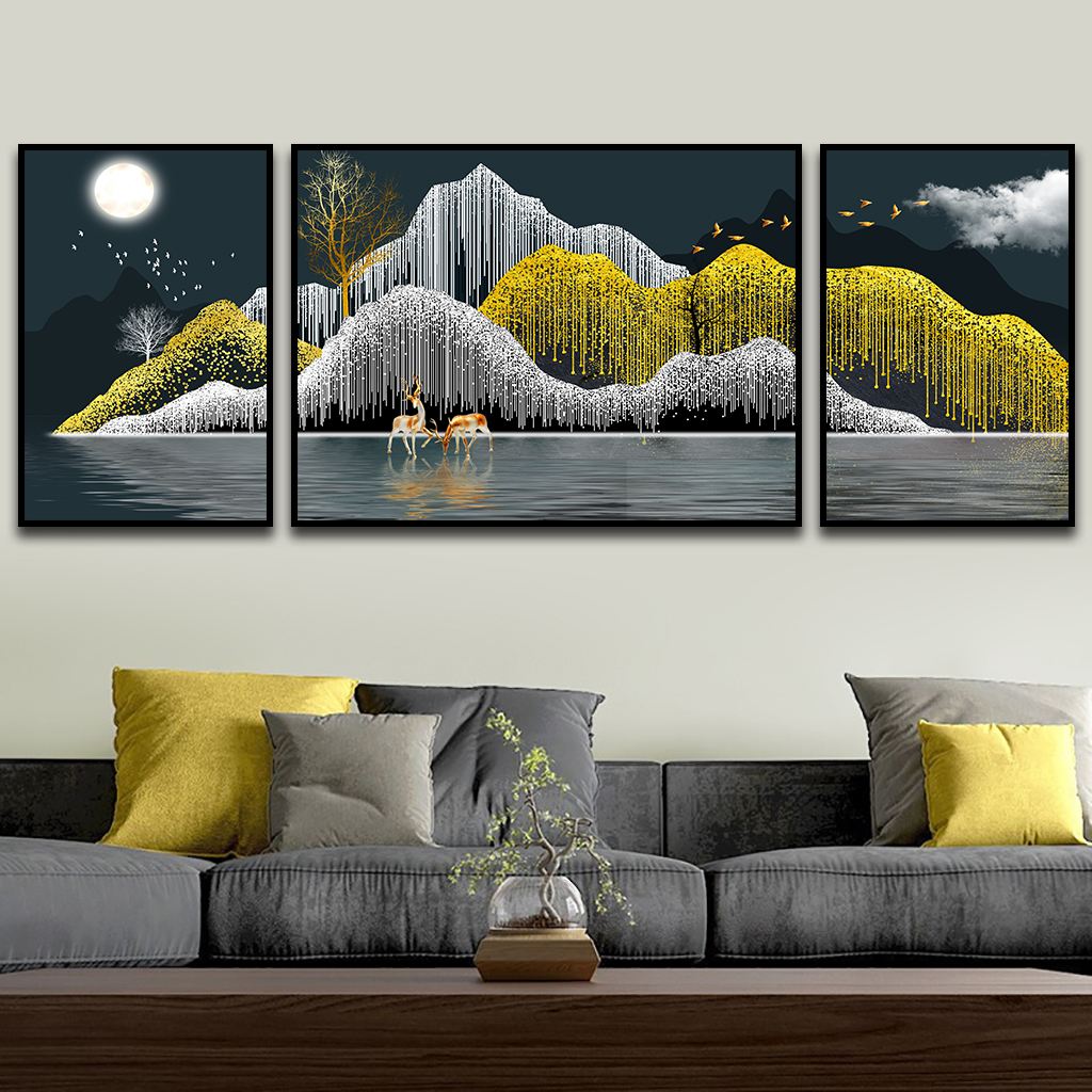 「装修知识」居室挂画的正确打开方式