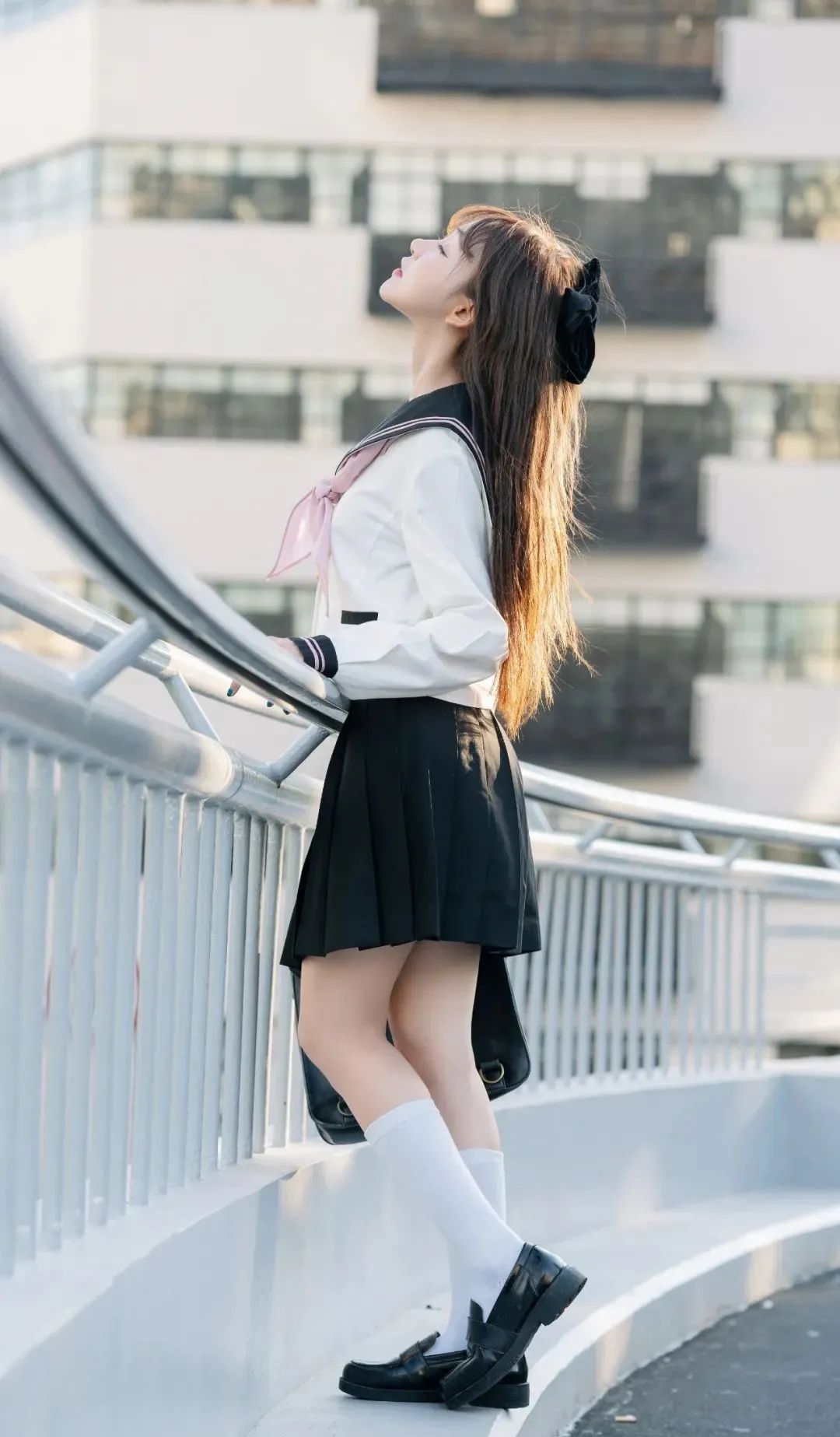 学妹穿搭推荐|jk少女纯欲风 嘟起的小嘴非常可爱