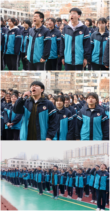 咸阳市育才田家炳中学:师生同心 争分夺秒 奋战百日 誓赢高考