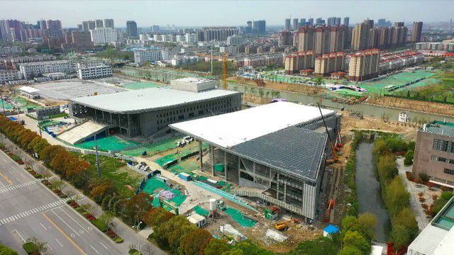 备战省运会:姜堰场馆启动室内外装修,10月底进入调试