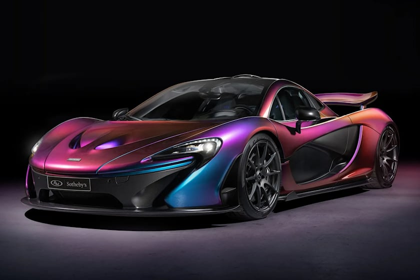 一次性mso太平洋蓝色迈凯轮p1看起来像一艘外星飞船