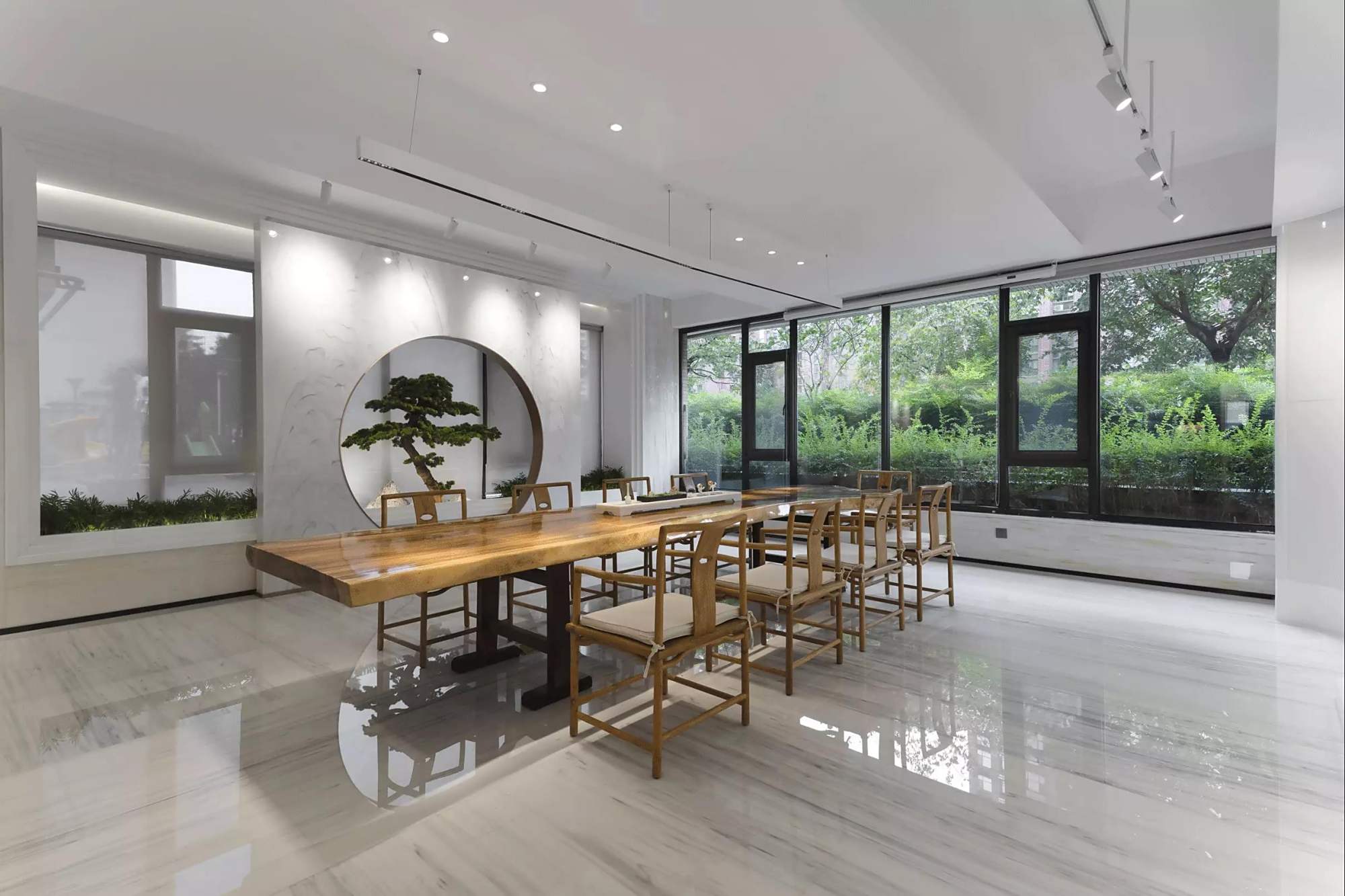 展厅装饰设计案例效果图:瀚杰夫建材展厅