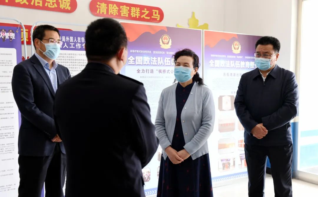 省人大民侨外委员会主任委员贾瑞琴到新蔡县调研指导工作