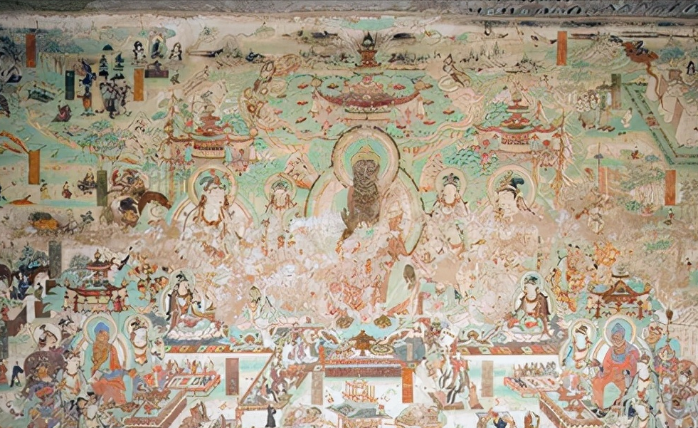 图四:榆林窟第25窟-北壁-弥勒经变