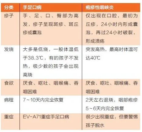 一分钟读懂疱疹性咽峡炎和手足口病的那些事