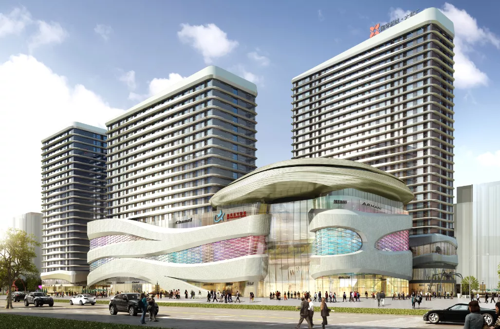 鑫苑广场效果图