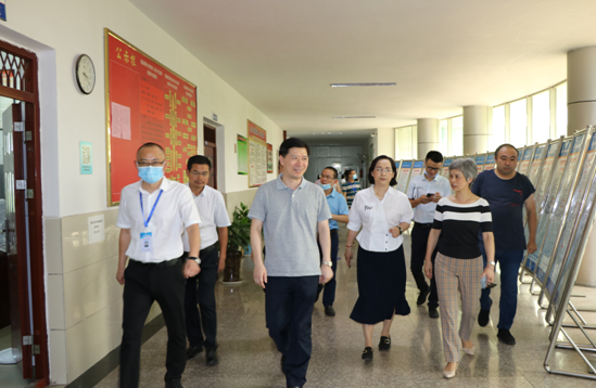 广安市政府副市长胡彦军调研武胜县疾控 实验室能力建设
