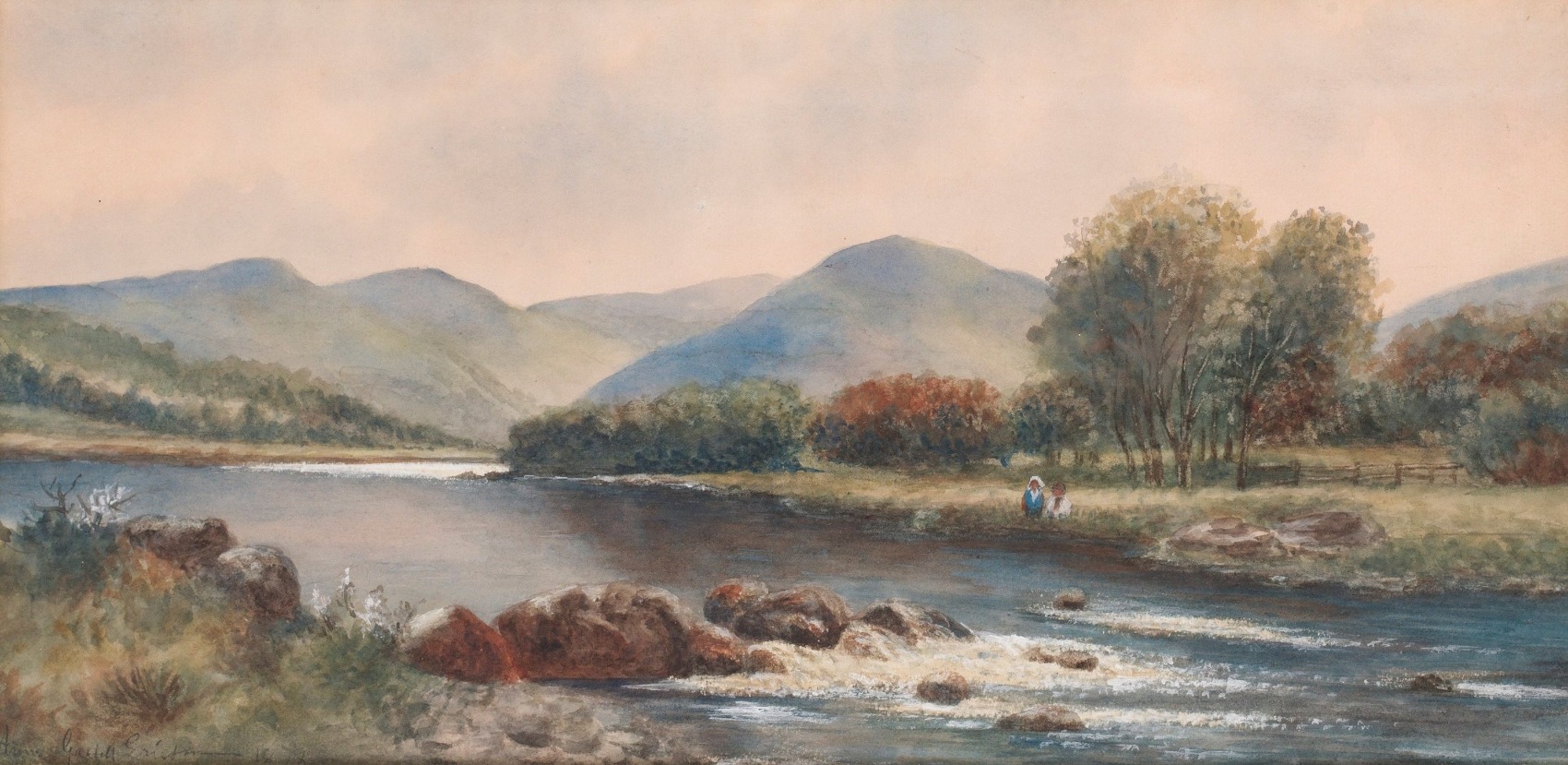 水彩画里的"树景水景",真是美啊︱瑞典annagardellericson作品