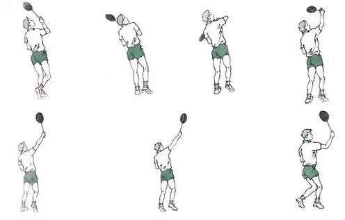 从后场轻击,轻切,轻劈到对方近网附近,羽毛球后场吊球技巧讲解