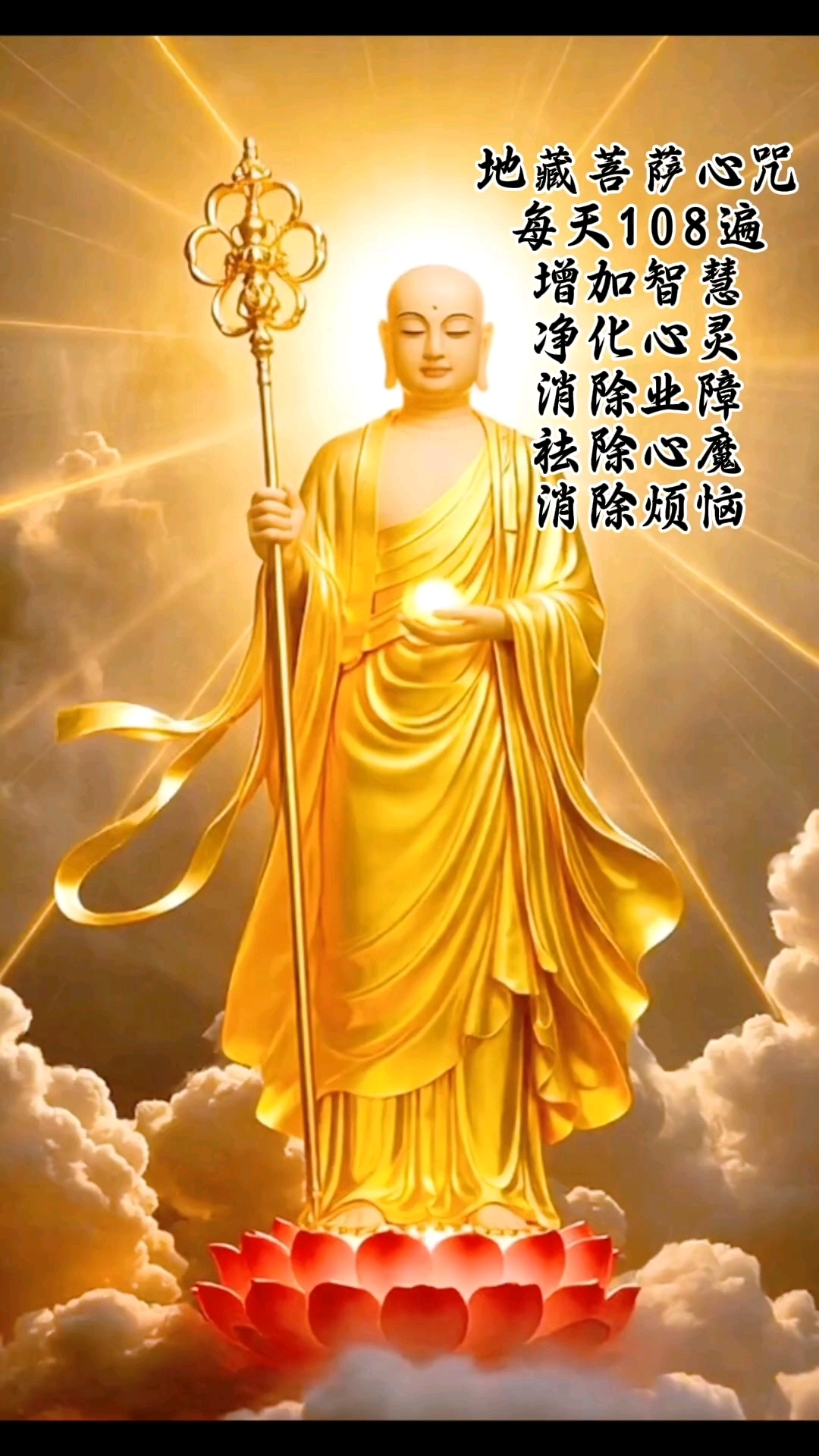 地藏菩萨超度方法图片-地藏菩萨超度心咒功德海涛法师