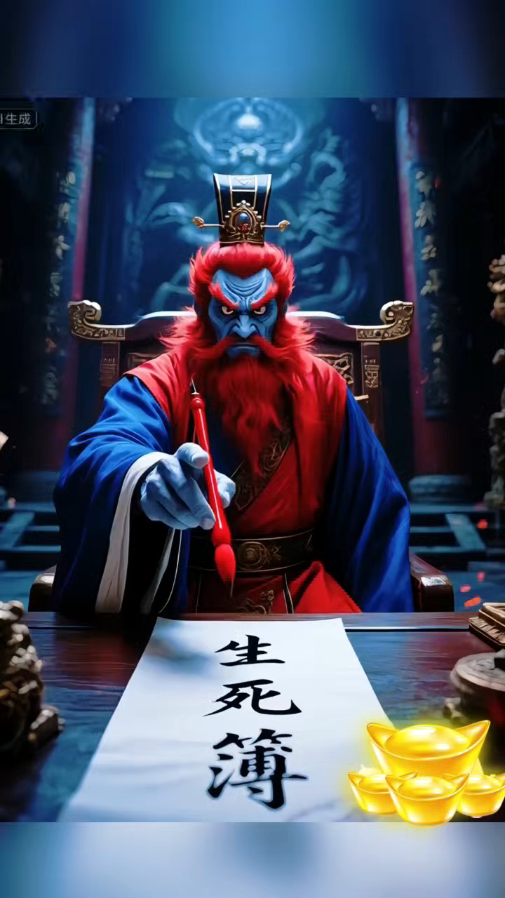 阎王爷说,现在低头对照还来得及