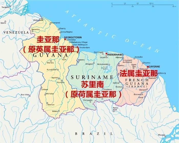 荷属圭亚那,抓住机会取得独立,却混得不如邻居