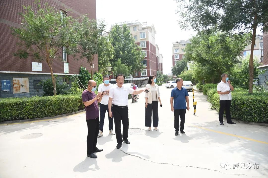 威县县委常委,宣传部长张泽峰督导文明城市创建工作