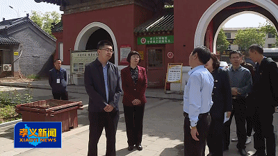 6日,孝义市市长杨光前往市皮影木偶美术博物馆,慈胜寺,临黄塔等地