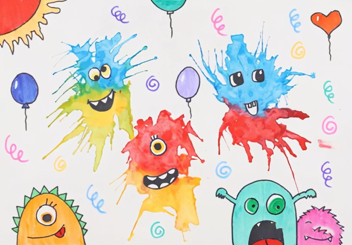 儿童创意吸管画,快来和孩子一起享受亲子时光吧!