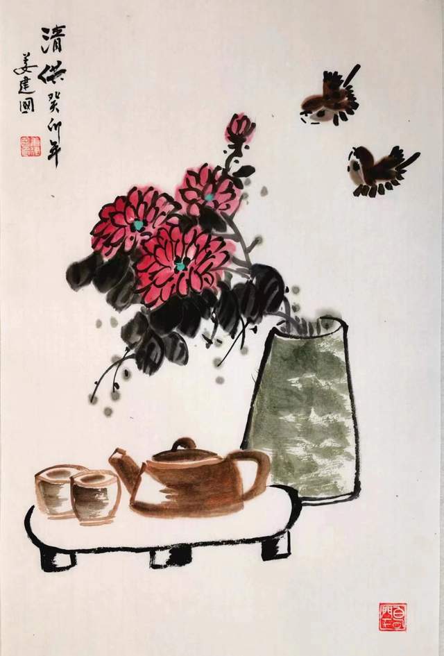 书画名家姜建国一一献礼建军96周年作品展