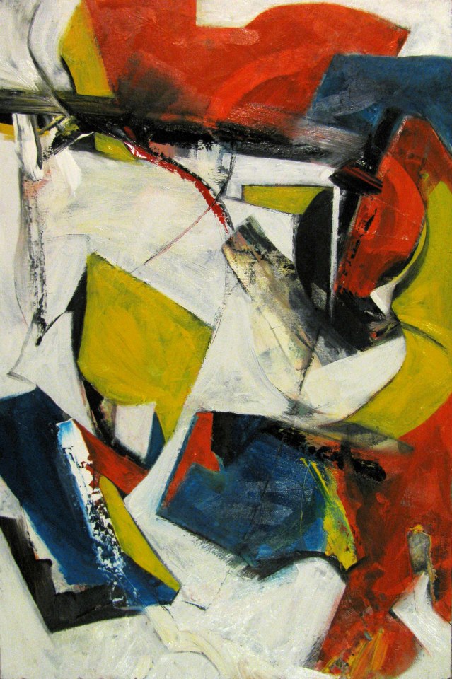 美国画家fred smilde的抽象画元素里面的色彩