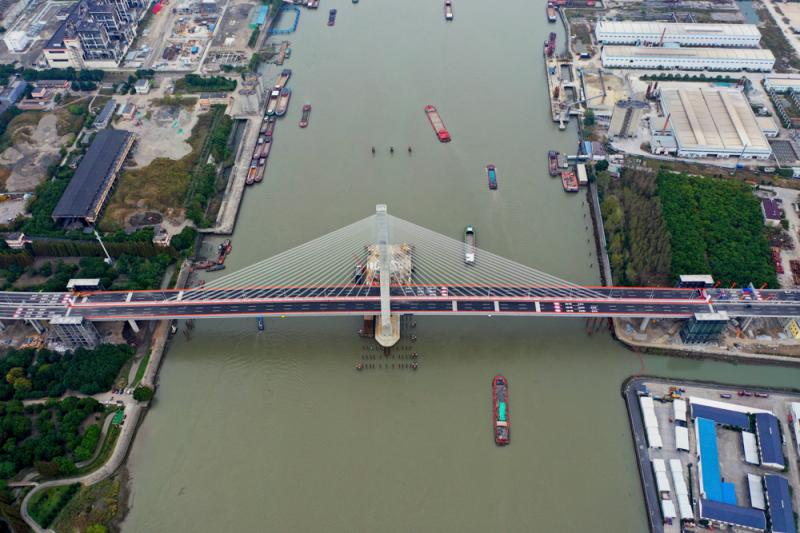 黄浦江第13座大桥,上海昆阳路越江大桥正式通车,附近居民过江仅需约5