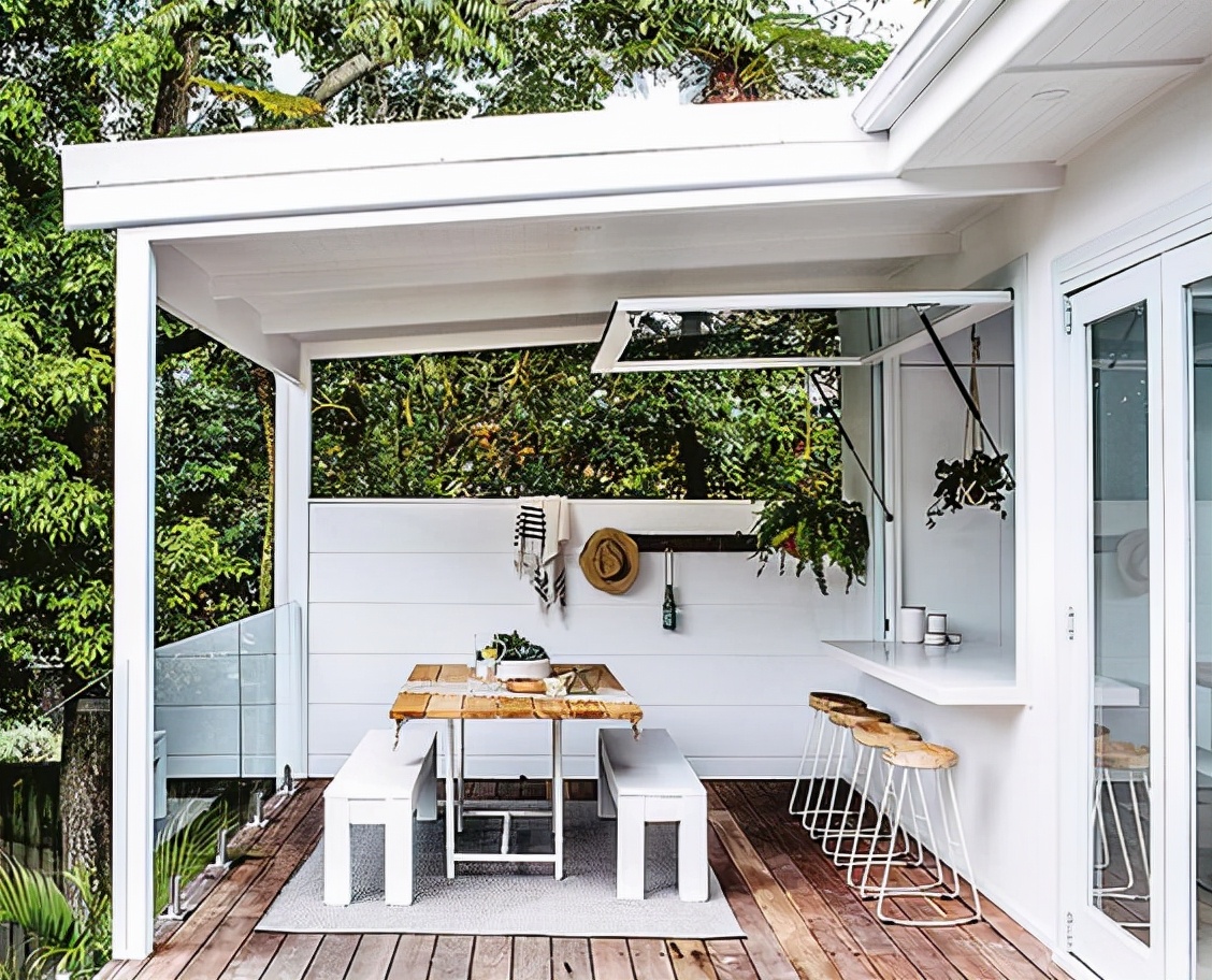 有格调的庭院都有一个小吧台