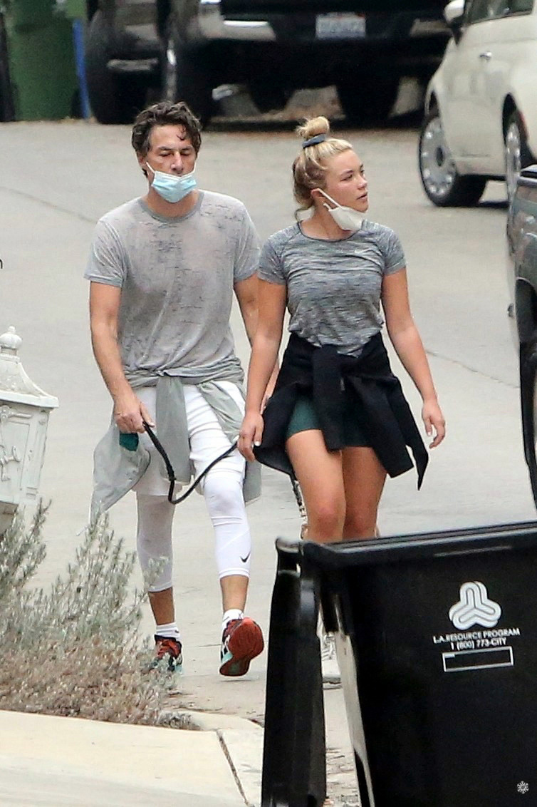 "二代黑寡妇"佛罗伦斯·珀长胖了!出门晨跑运动,开始恢复身材