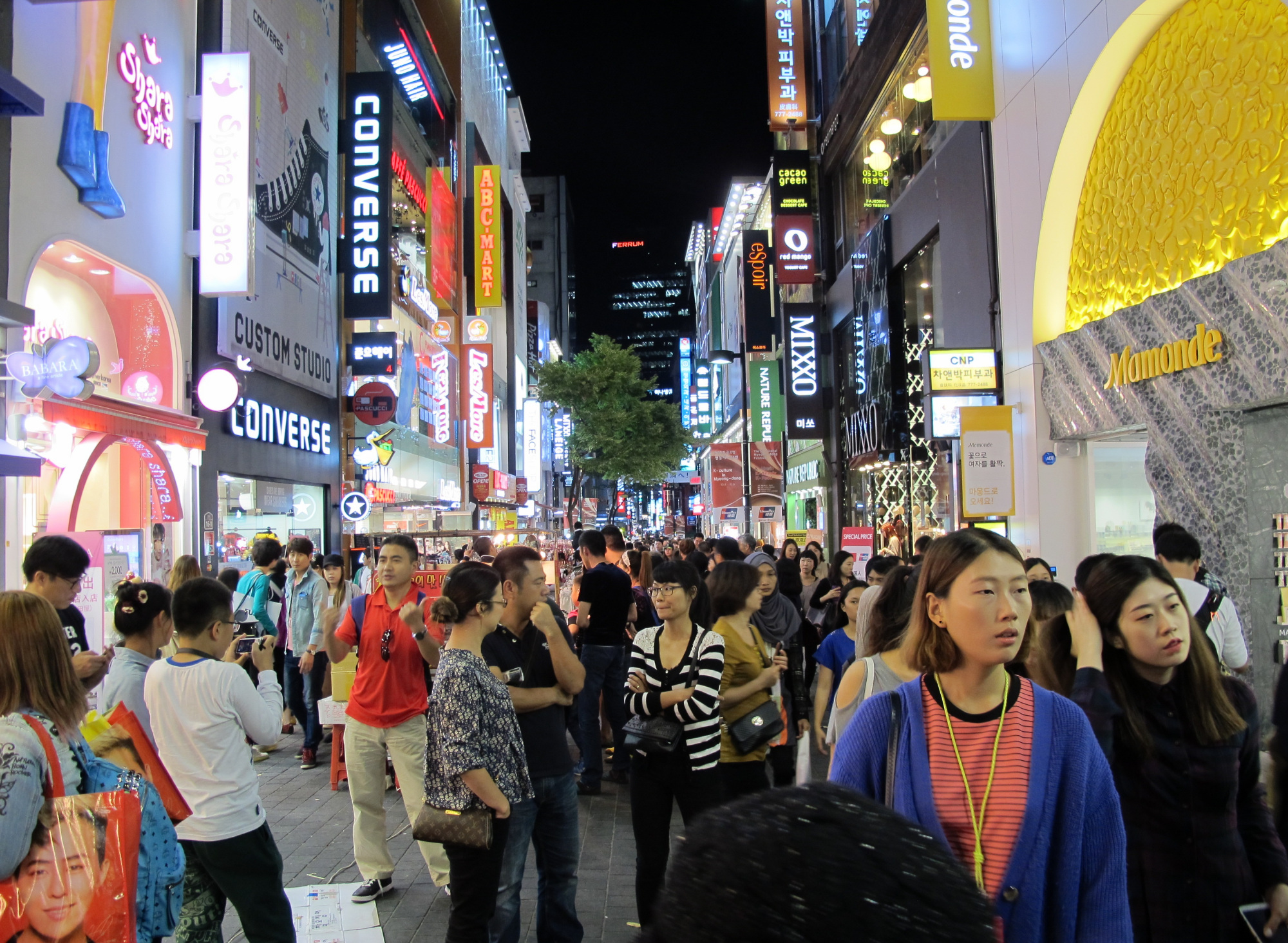 韩国街头照片首尔图片