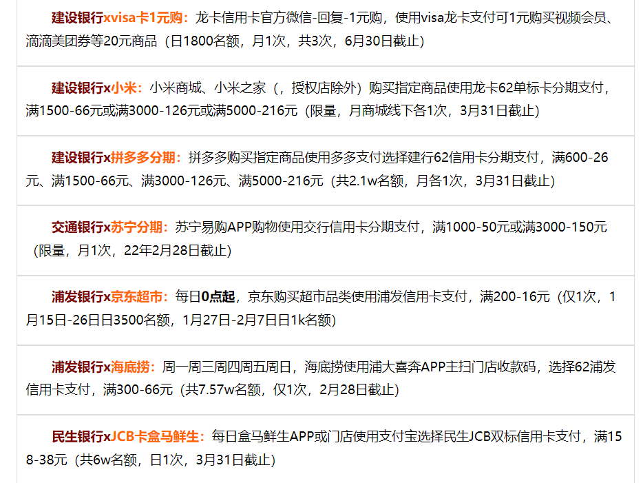 各银行信用卡宽限期表2022(2020年各大银行信用卡宽限期)