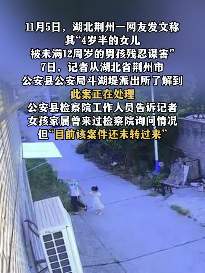 4岁半女童遭未满12周岁男孩杀害?家属发声,细节透露惨不忍睹-度小视