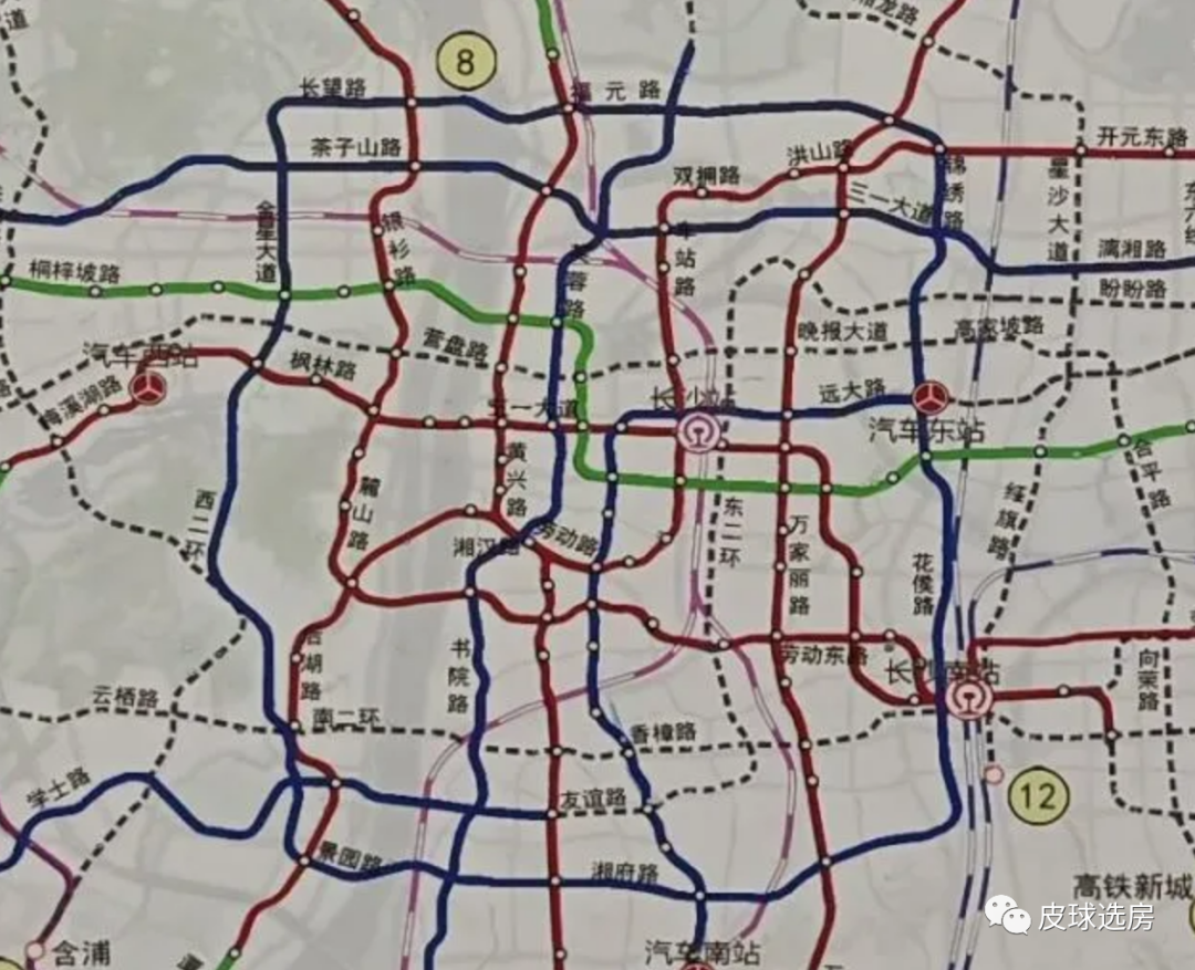 长沙地铁8号线 站点图片