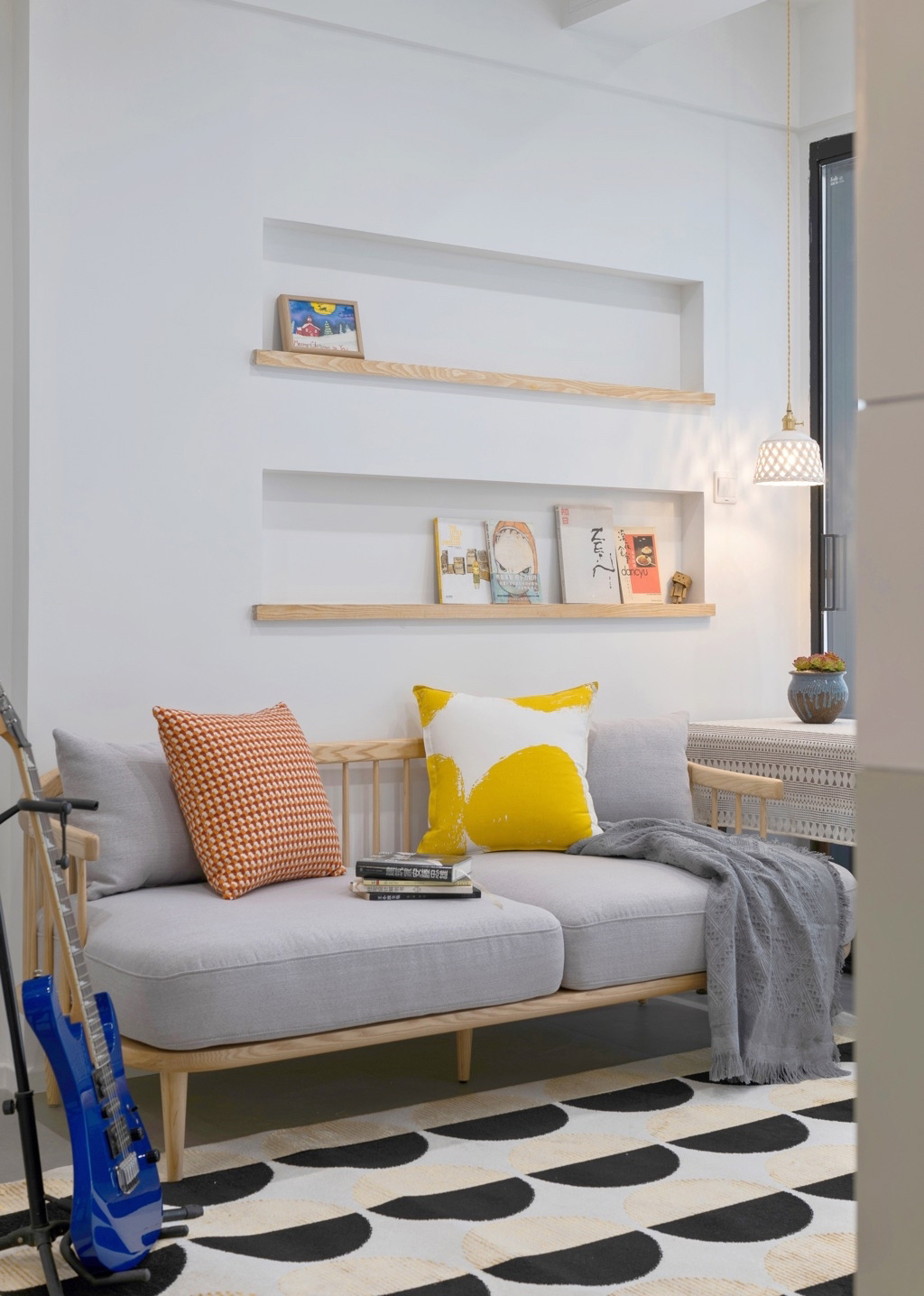 43平小户型,厨房墙体开洞增加餐厅空间,把设计发挥极致!