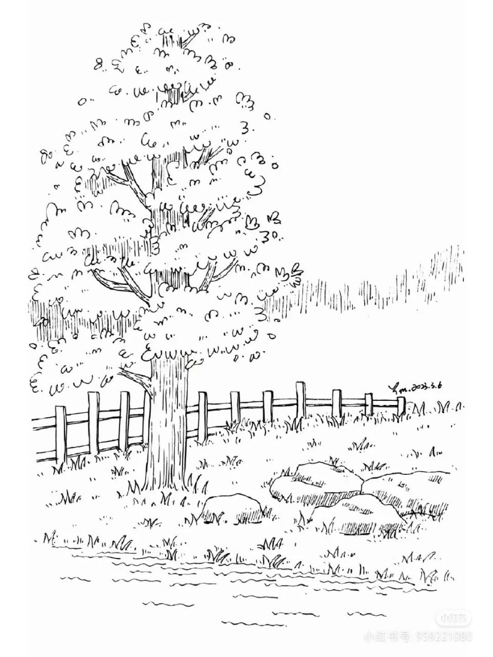 风景速写合集 ① | 写生 	 九张速写合集