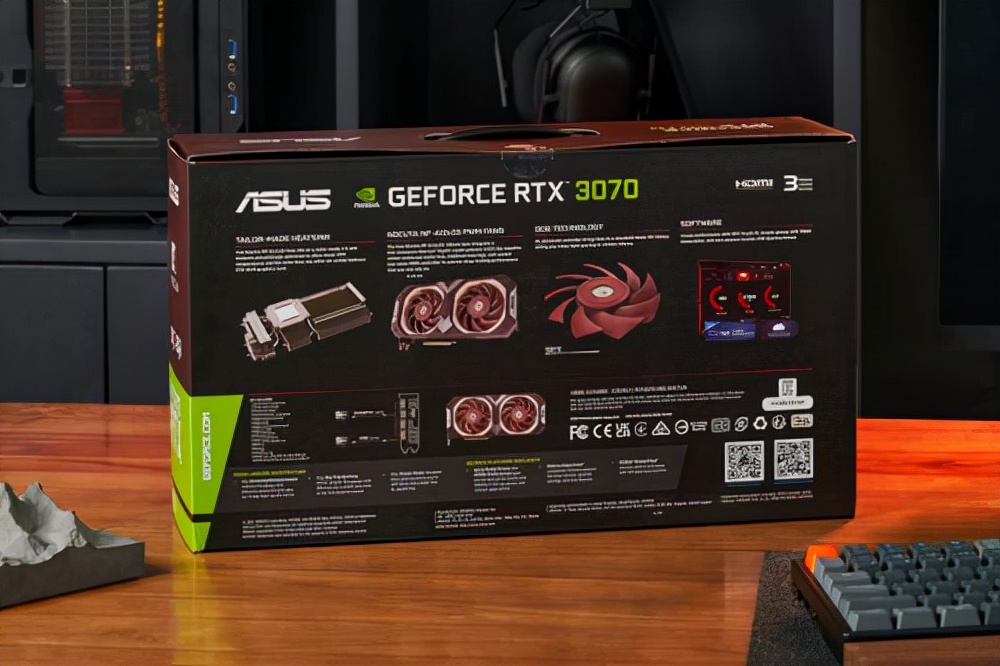 华硕rtx 3070 o8g 猫头鹰版显卡评测:强强联手打造极致静音散热
