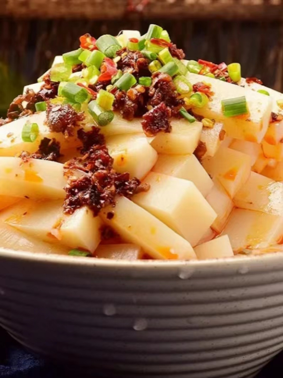 贵州美食——铜仁思南  思南米豆腐是贵州思南地区最具代表性的美食