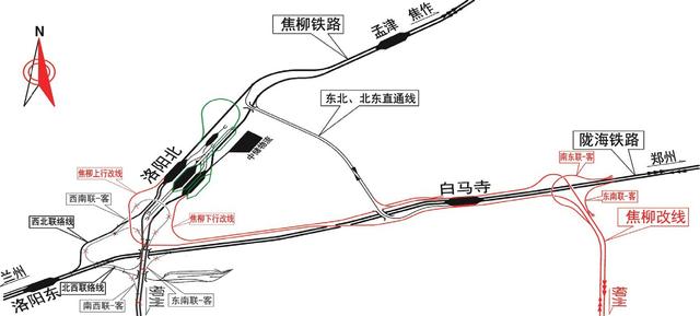 焦柳铁路,洛宜铁路改线,势在必行,改线方案孰优孰劣