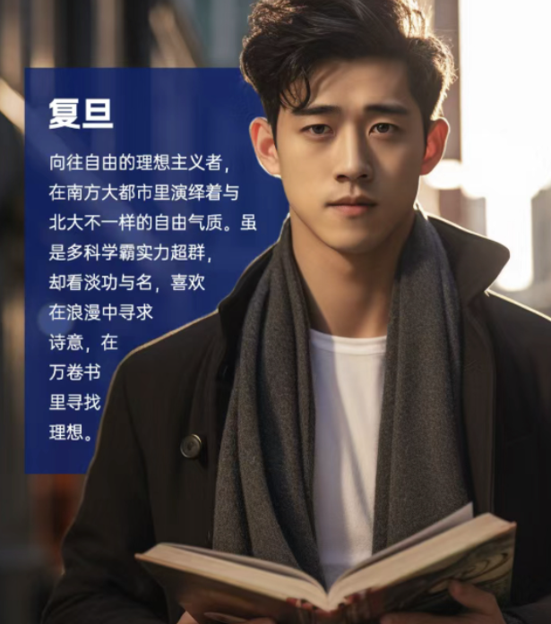 中国各大高校"拟人"来了,中山大学气质儒雅,北师大变温柔学姐