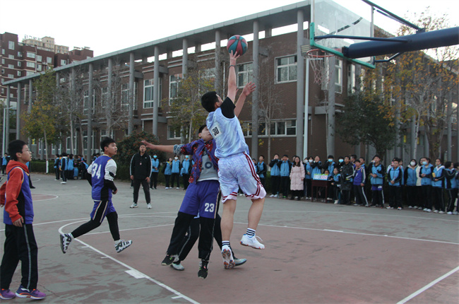 安阳一中初高中部举行2021年篮球联赛