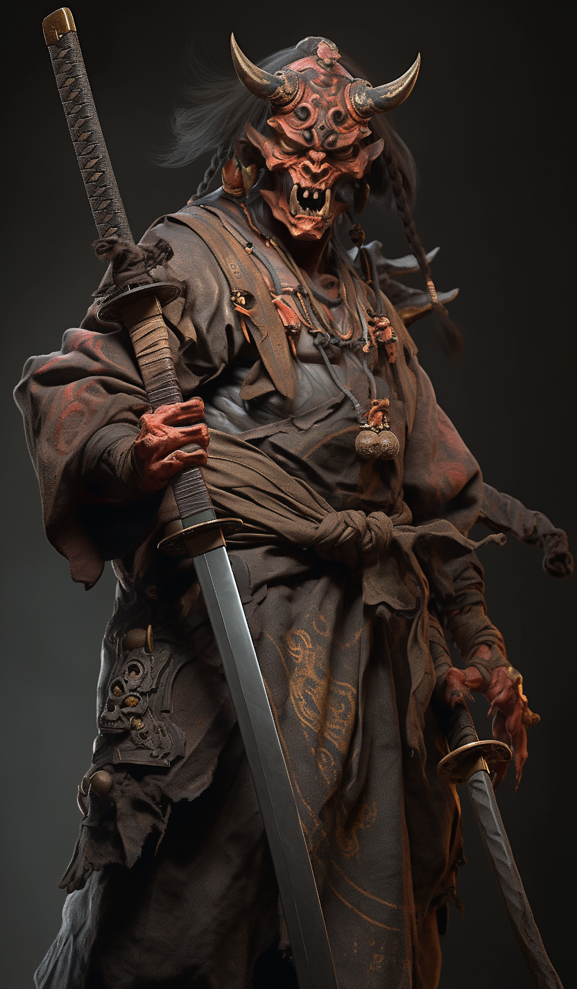 威武不凡:cg绘画中的武士之魂