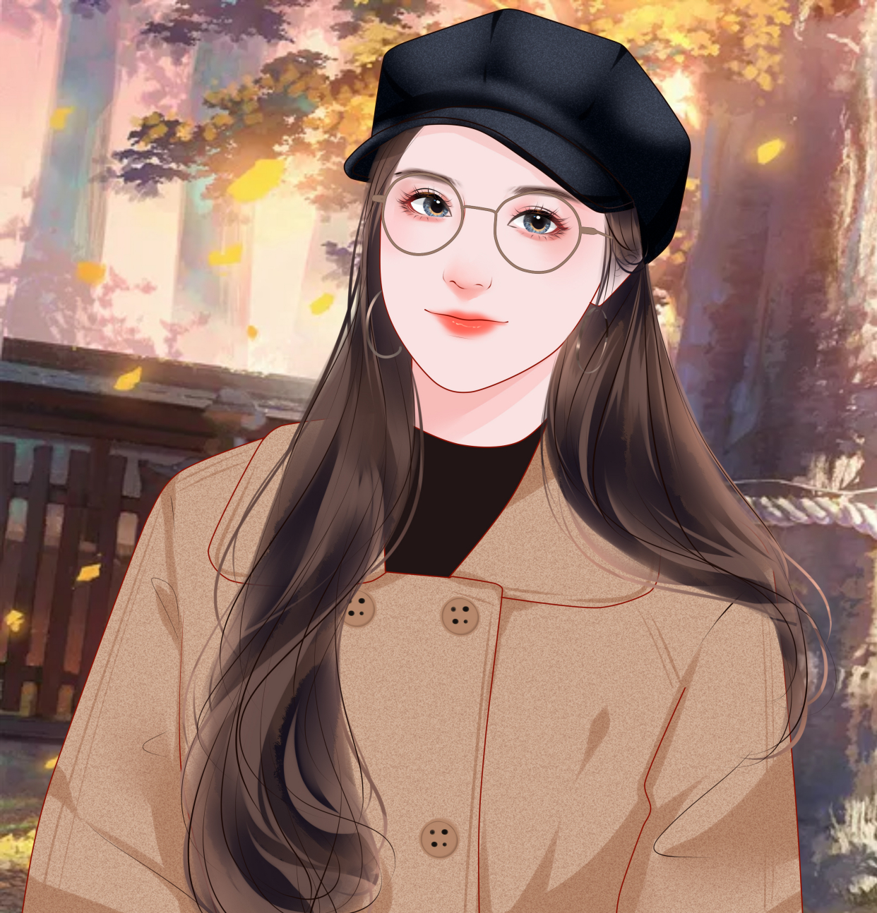 漫画图片,温馨唯美手绘头像,简单个性生活态度