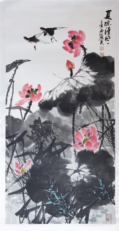 妙手绘彩墨 笔染写意情-记当代著名画家王丽英